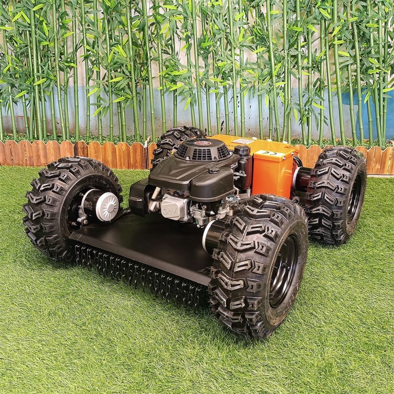 best price wireless radio control 4WD weed trimmer made in China