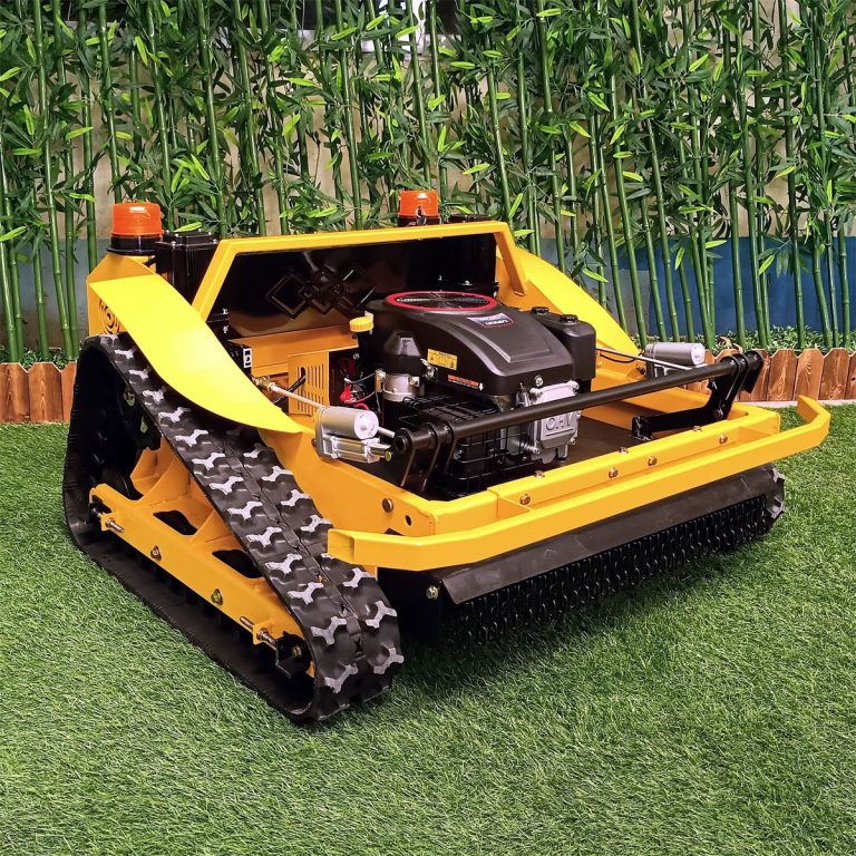 unmanned four wheel drive rough terrain slasher mower made in China