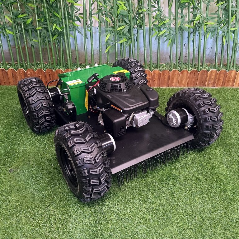 remotely controlled wheeled weeds rotary mower China manufacturer factory